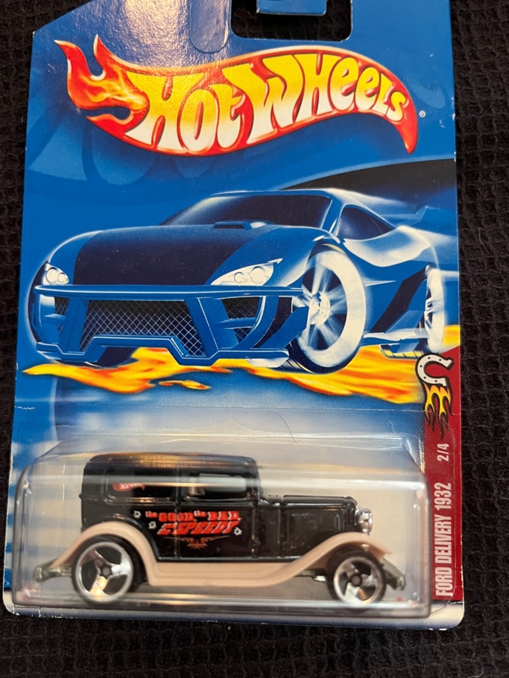 Hot Wheels 1932 Ford Delivery Toy - Black and Cream